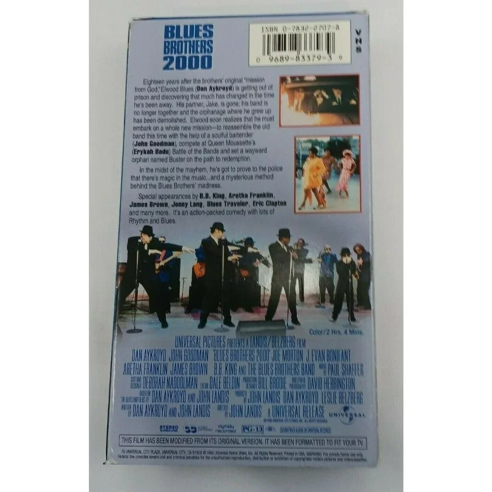 The Blues Brothers Vhs Tape John Belushi Dan Aykroyd